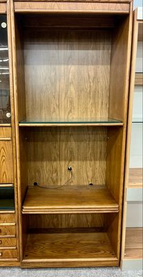 Wood Shelving Wall Unit by Thomasville