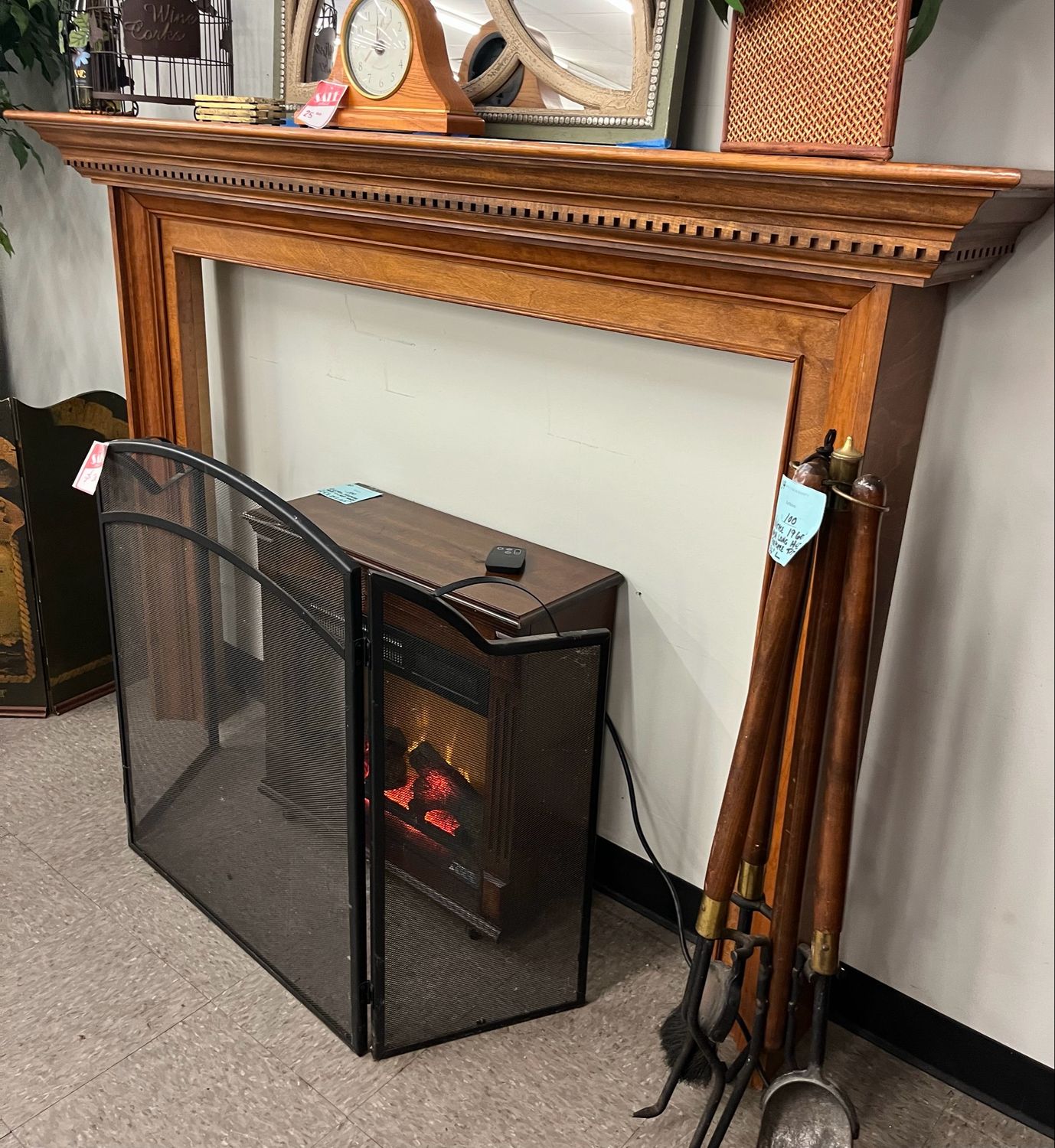 All Wood Fireplace Mantel &amp; Surround