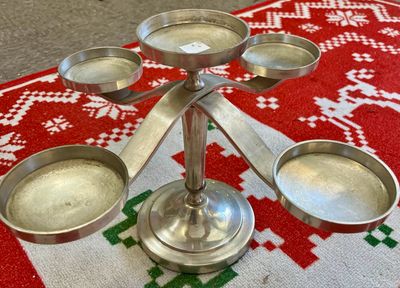 Restoration Hardware Silver Plate Candelabra