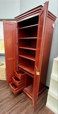 All Wood Office Armoire