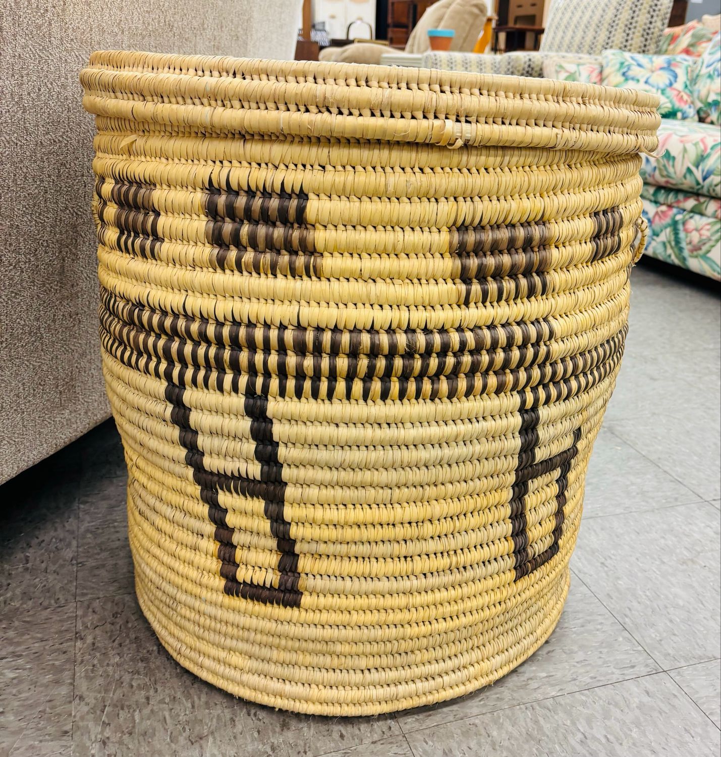 Large Handwoven Storage Basket