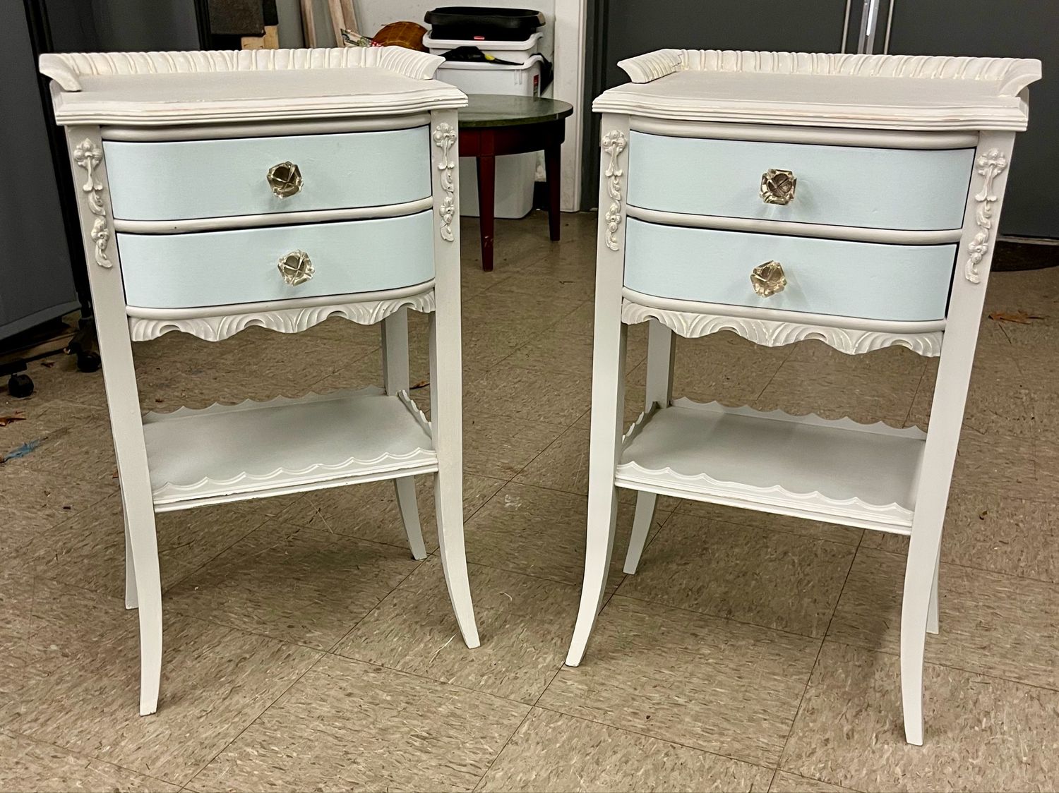 Set Of Two 1940s Night Stands