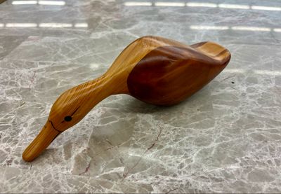 Hand Carved Duck by Bill Coleman