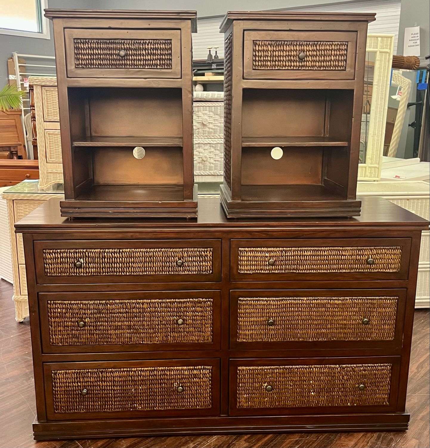 Pier 1 Dresser + Nightstand Set Pier 1 Dresser + Nightstand Set