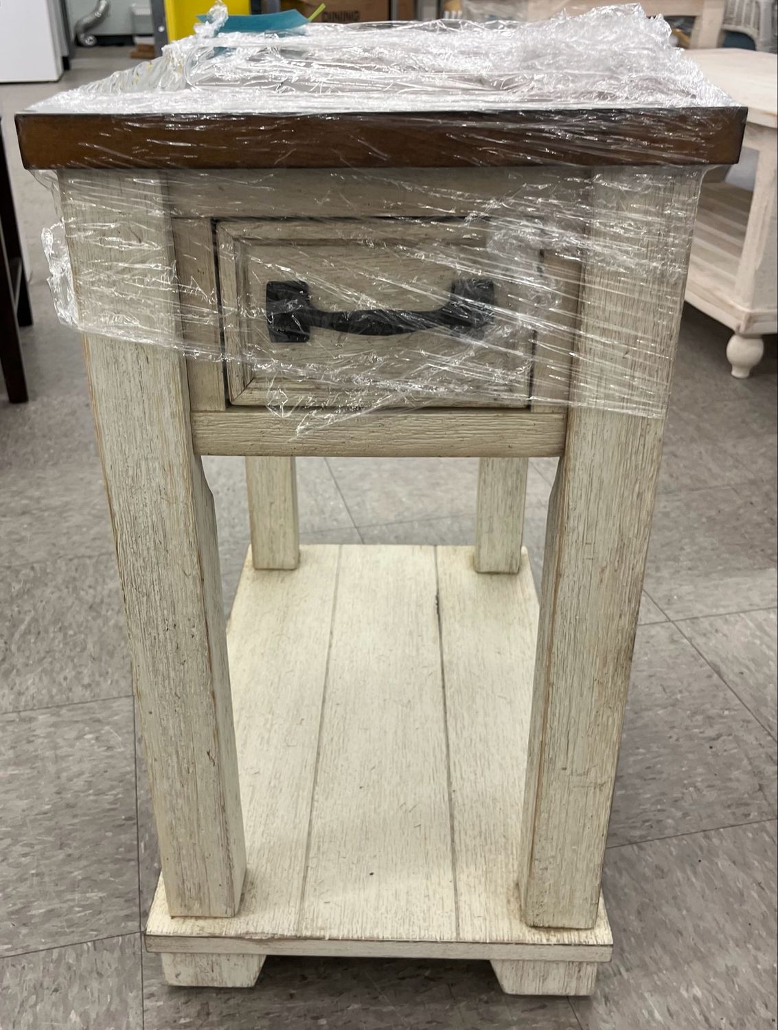 * New* Coastal Style End Table with Drawer * New* Coastal Style End Table with Drawer