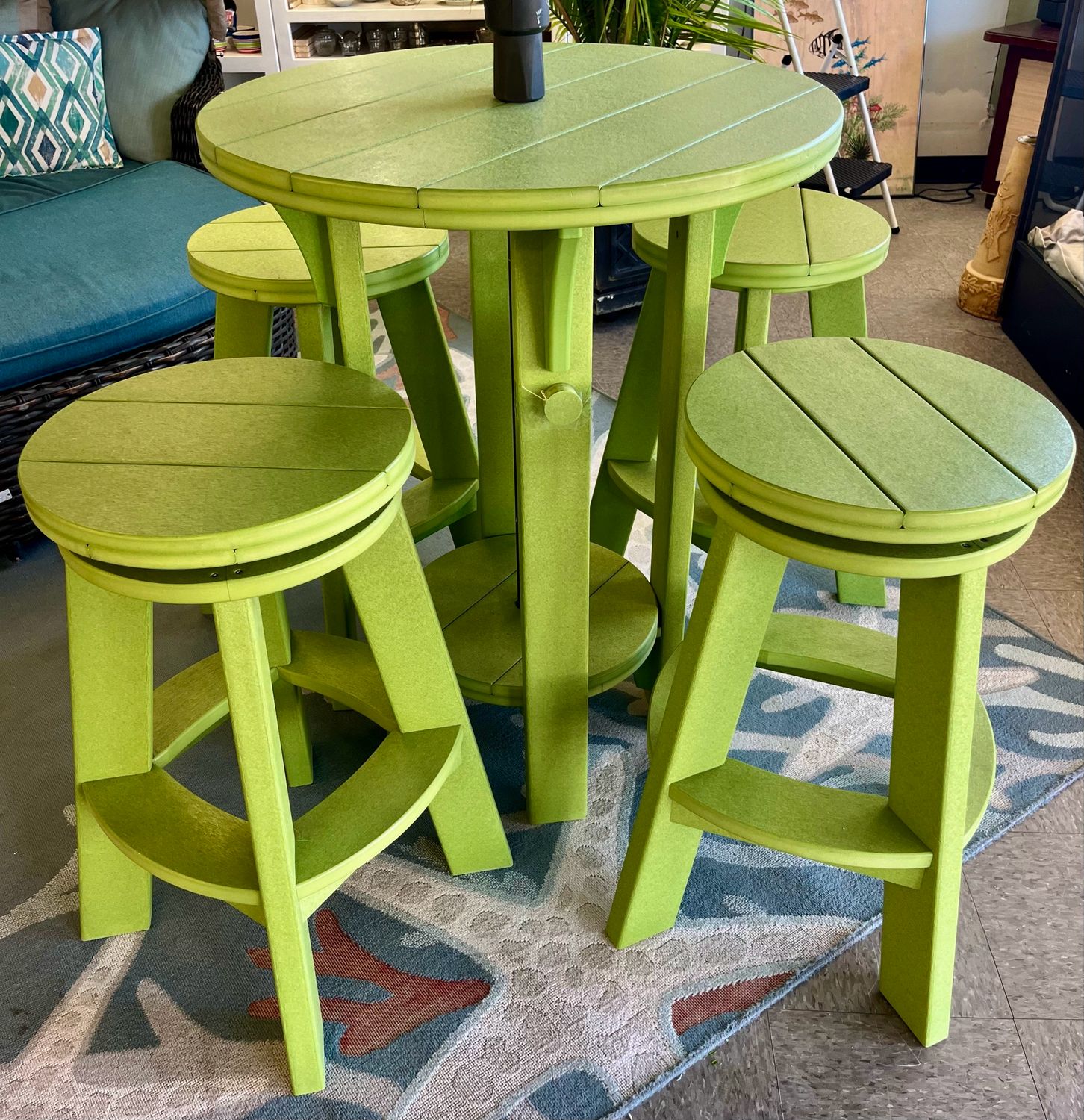 5 PC Polywood Outdoor Dining Set 5 PC Polywood Outdoor Dining Set