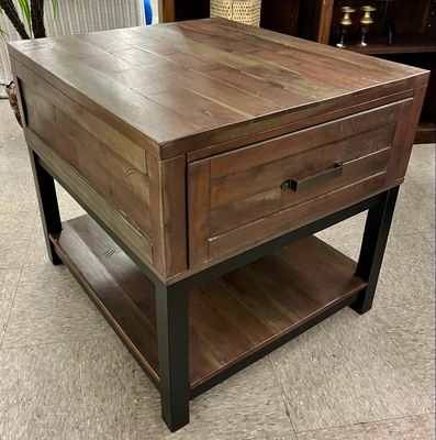 *Nearly New* Rustic End Table by Ashley