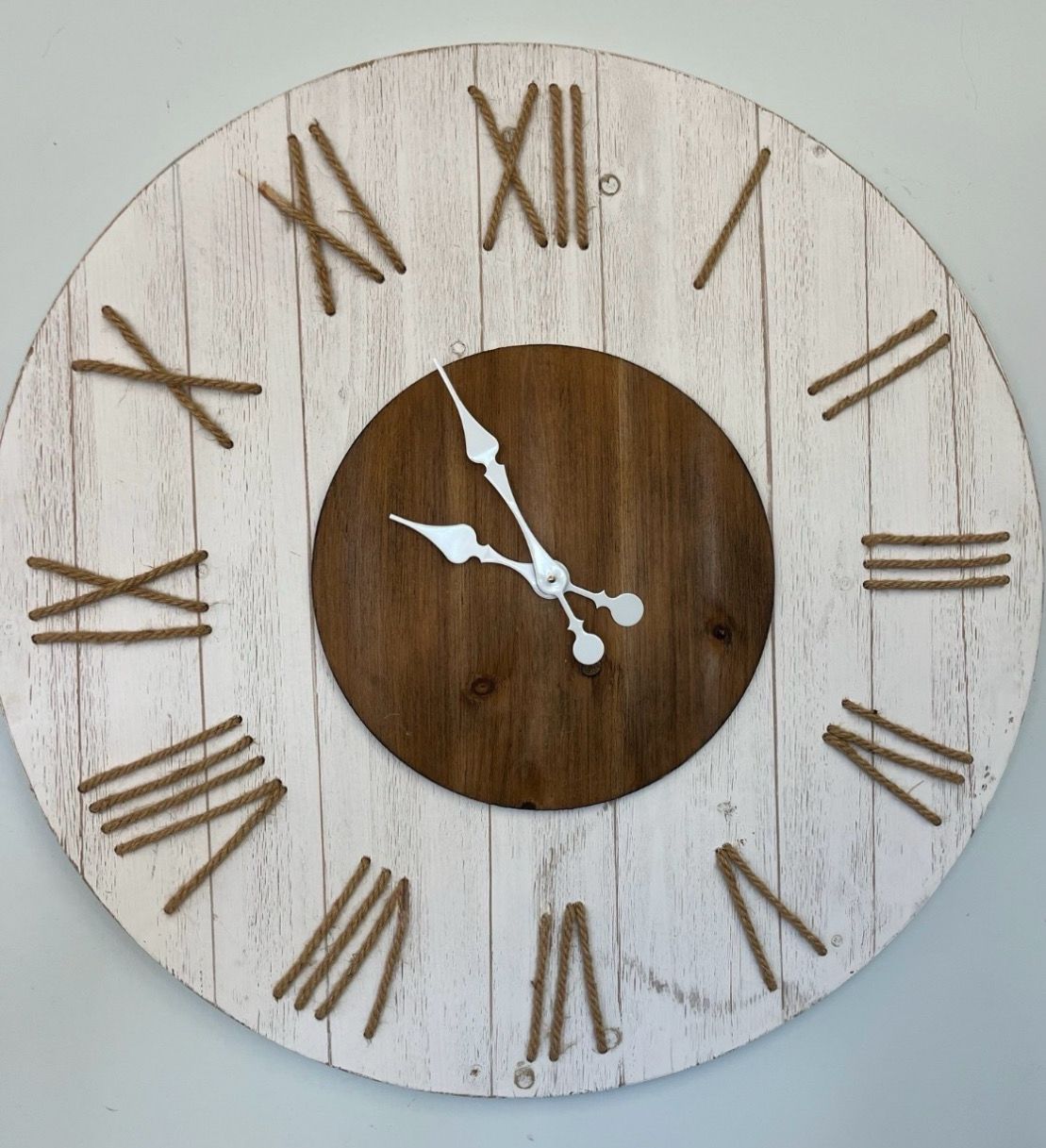 Wood + Rope Clock