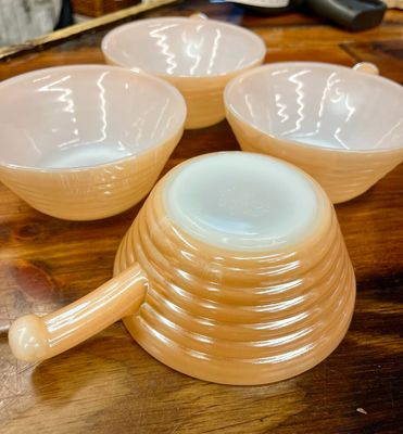 Vintage Fire King Beehive Bowls