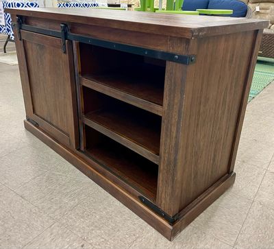 Ashley Media Console + Sliding Barn Door