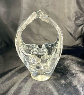 Vintage Murano Style Art Glass Basket