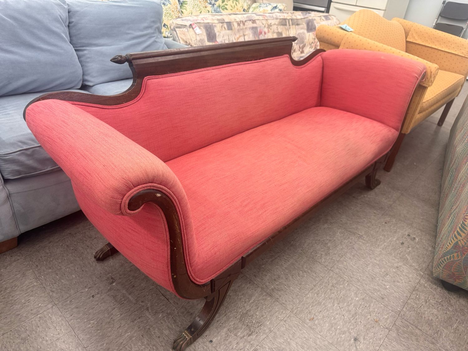 Antique Duncan Phyfe Sofa Antique Duncan Phyfe Sofa