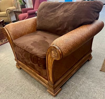 Tommy Bahama Microsuede Oversized Armchair Tommy Bahama Microsuede Oversized Armchair