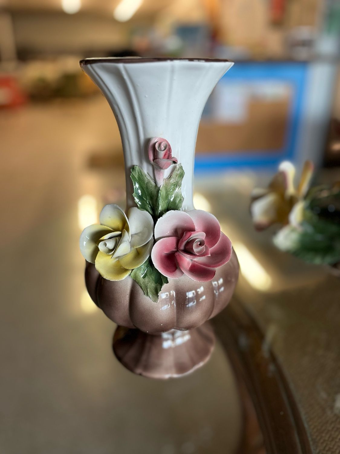 Capodimonte Floral Vase Capodimonte Floral Vase