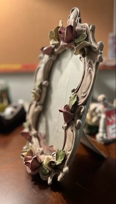 Capodimonte Floral Porcelain Frame