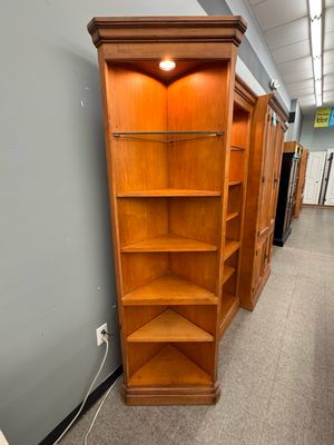 Drexel Heritage Lighted Corner Cabinet