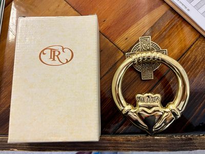 Brass, Claddagh Door Knocker-New