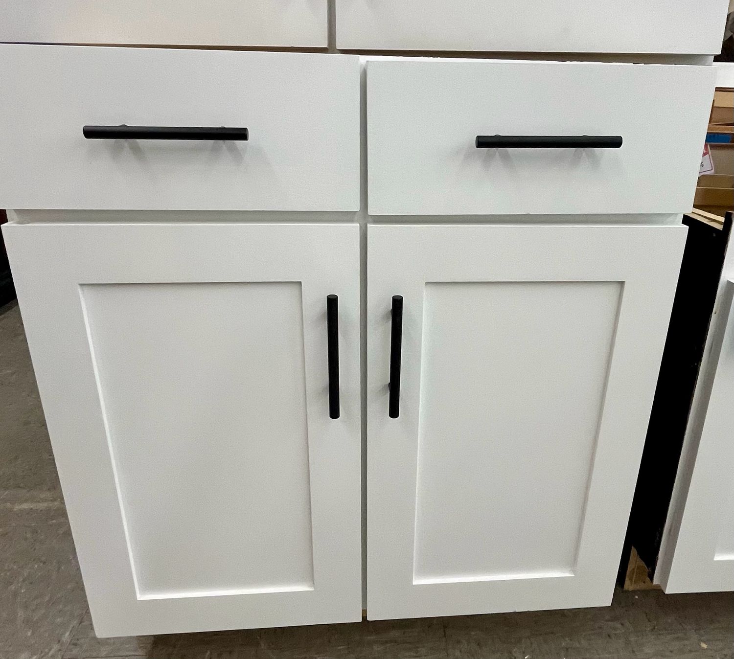 Wellborn Kitchen Cabinet Lower 2 Drawer 2 Door