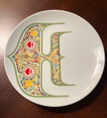 Malaysia Airlines Business Class Porcelain Plate by Noritake