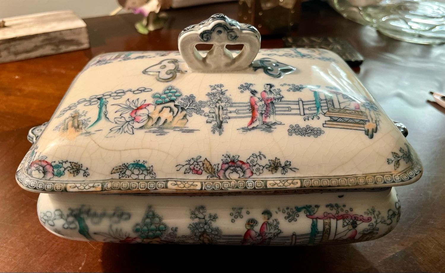 19th Century English Transferware Dish