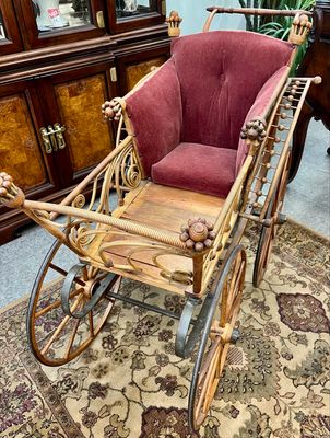 Antique Victorian Baby Carriage-Perambulator