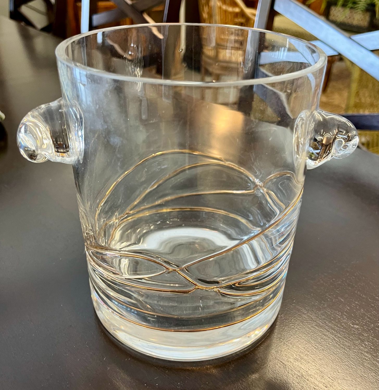 Hand Blown Wire Wrapped Wine Chiller Hand Blown Wire Wrapped Wine Chiller