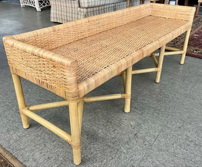 XL Natural Wicker Bench by Universal Furniture *NEW*