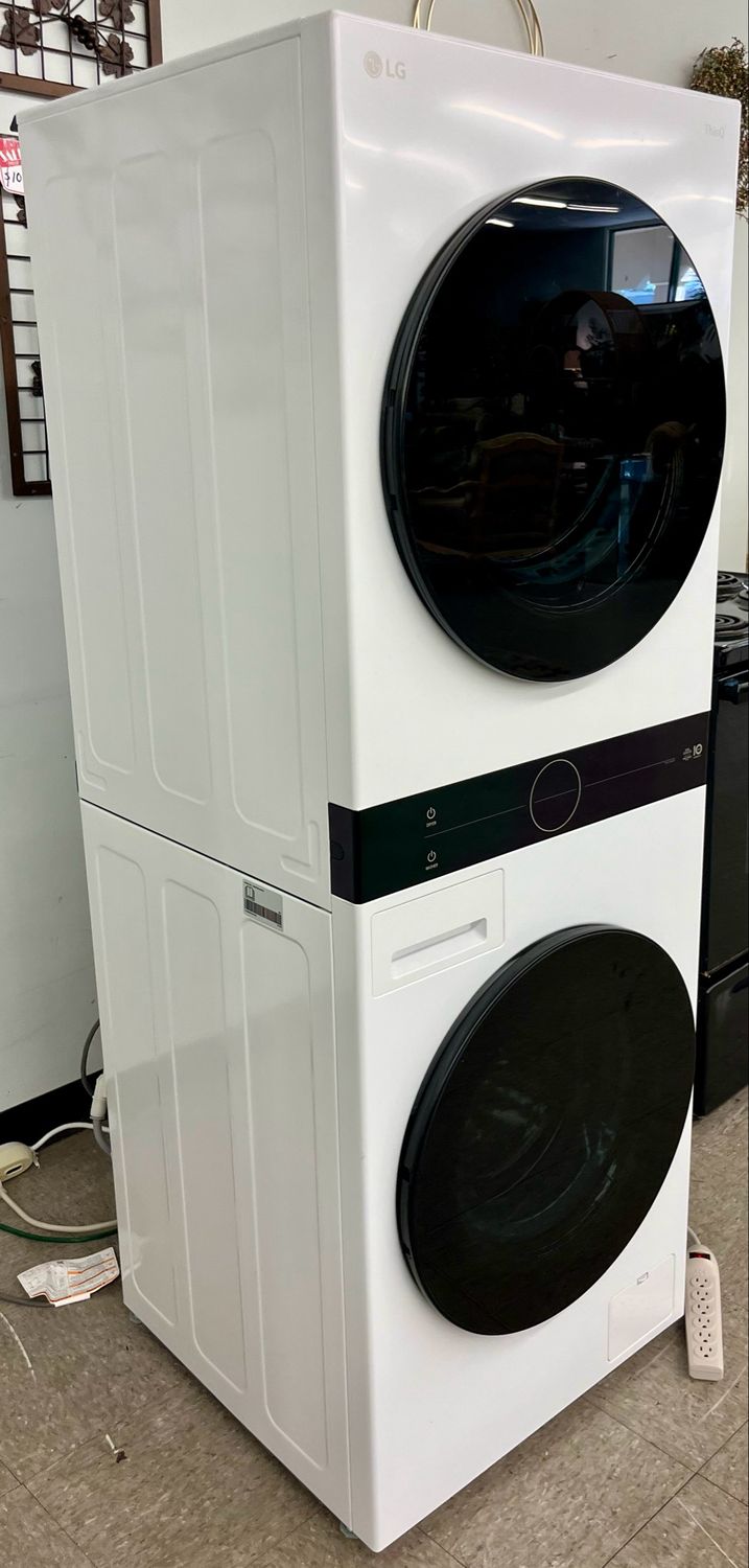 Compact Single Unit LG Wash Tower