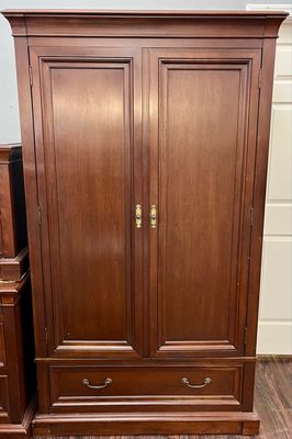 Ethan Allen Solid Wood Wardrobe Armoire