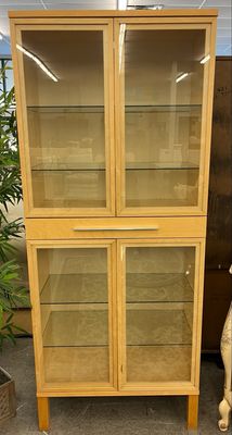 IKEA Bjursta Glass &amp; Wood Cabinet