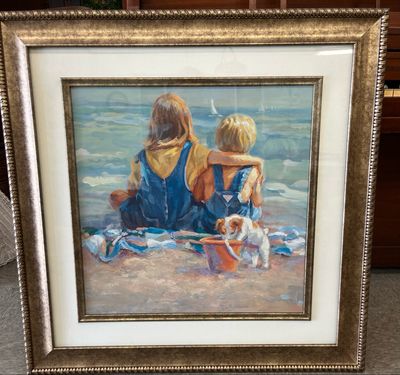 Framed Lithograph by Lucille Raad