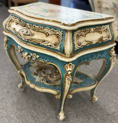 Vintage Italian Baroque Rococo Nightstand