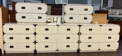 6 PC Campaign Furniture BR Set