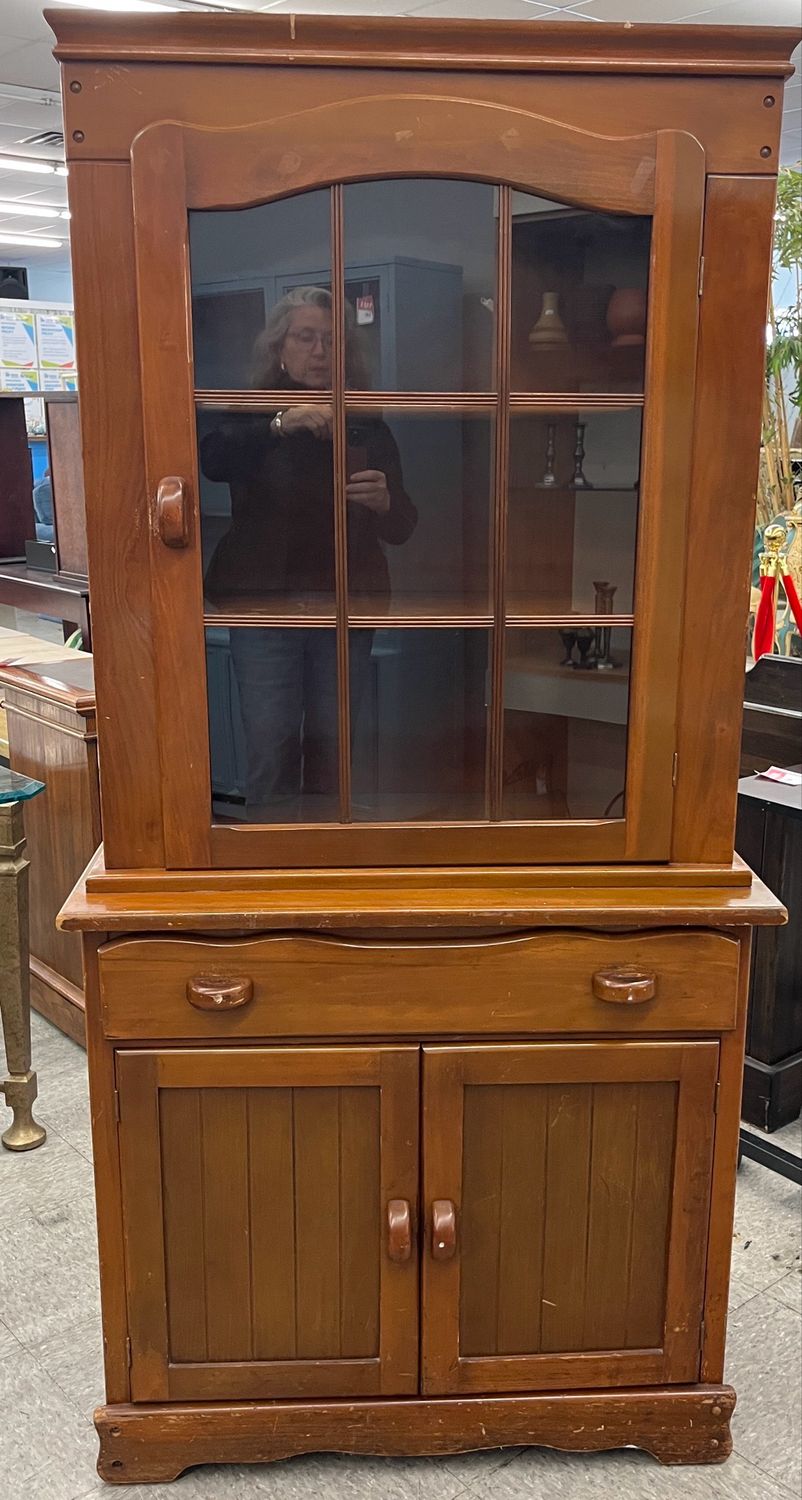 Vintage Solid Maple Cabinet