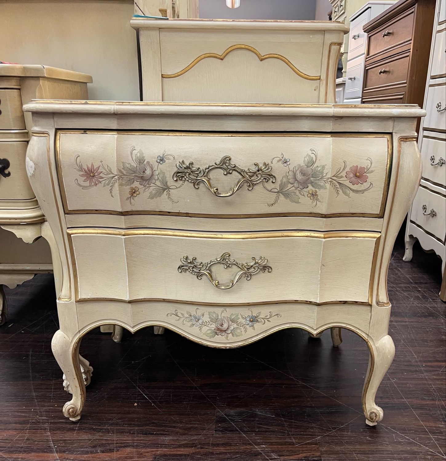 Louis XV Style French Provincial Nightstand