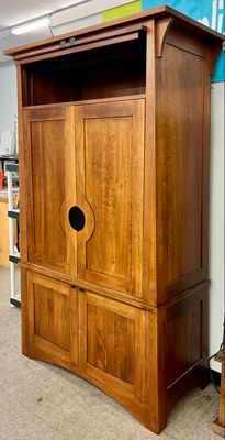 Ethan Allen Cherry Mission Style Armoire