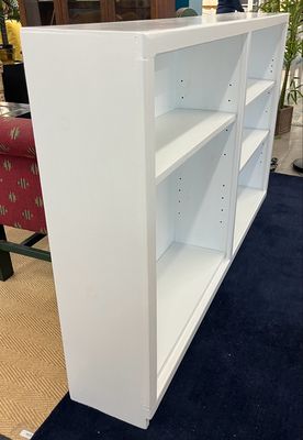 Solid Wood Painted Horizontal Bookcase