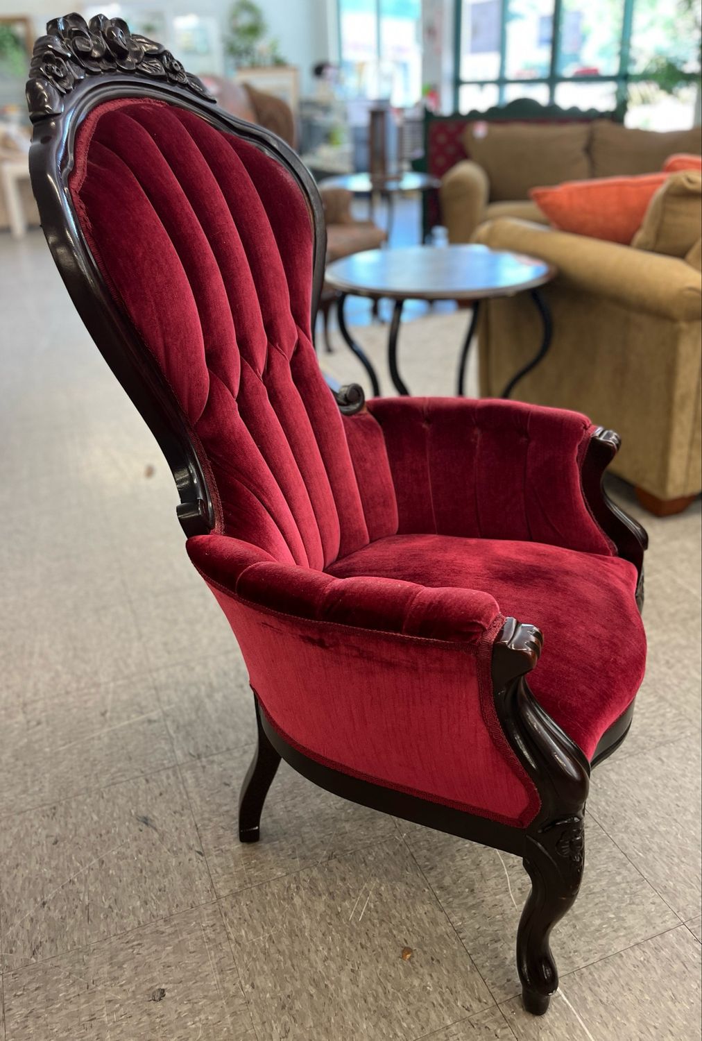 Victorian Reproduction Gentleman Chair