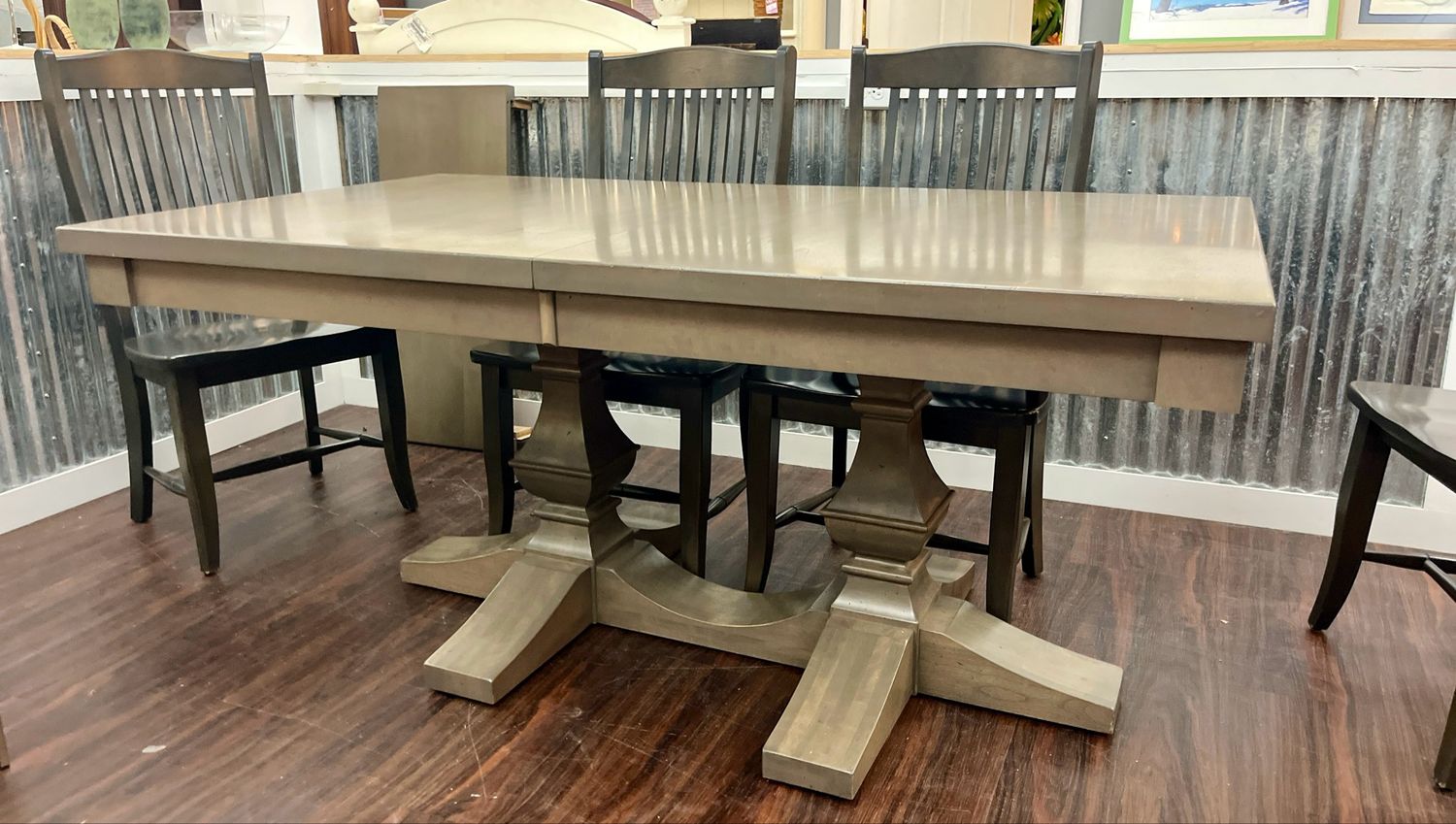 8 PC Custom Made Solid Birch Dining Set by Canadel