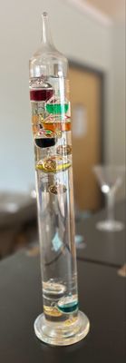 Galileo Glass Thermometer