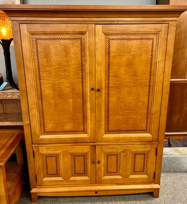 Inlay Detail Armoire by JG Hook Bassett Inlay Detail Armoire by JG Hook Bassett