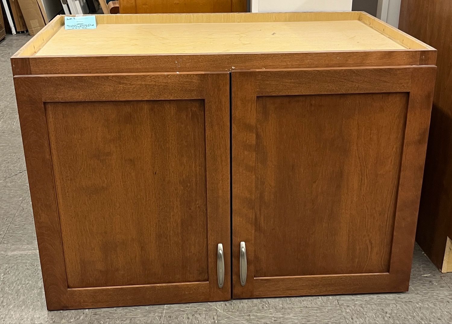 Maple Finish Wall Cabinet by Bertch