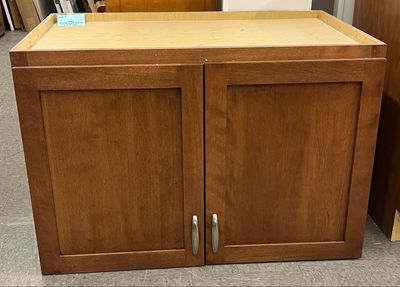 Maple Finish Wall Cabinet by Bertch