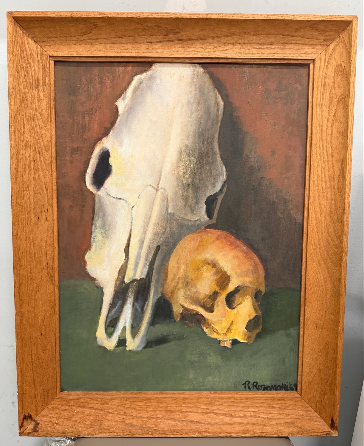 Oil on Canvas Still Life Circa 1969 Oil on Canvas Still Life Circa 1969