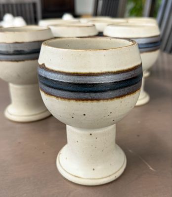 Horizon Hand Thrown Goblets 8PC by Otagiri