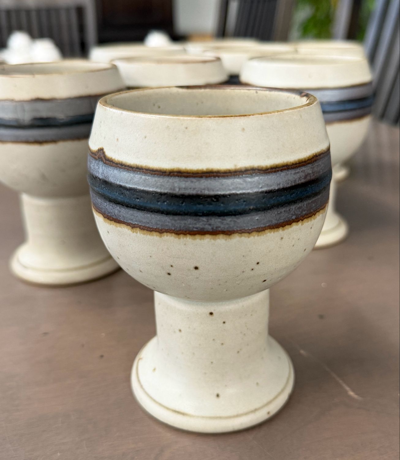Horizon Hand Thrown Goblets 8PC by Otagiri