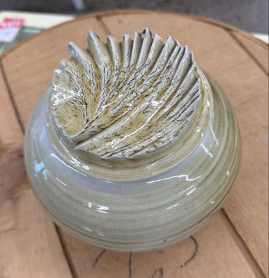Handmade Studio Pottery Lidded Cannister