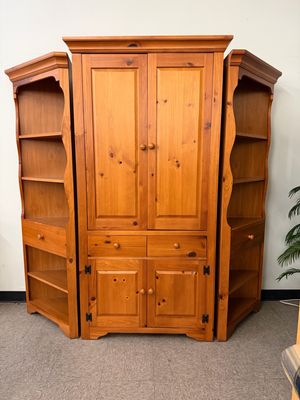 3 PC Pine Entertainment Unit by Broyhill