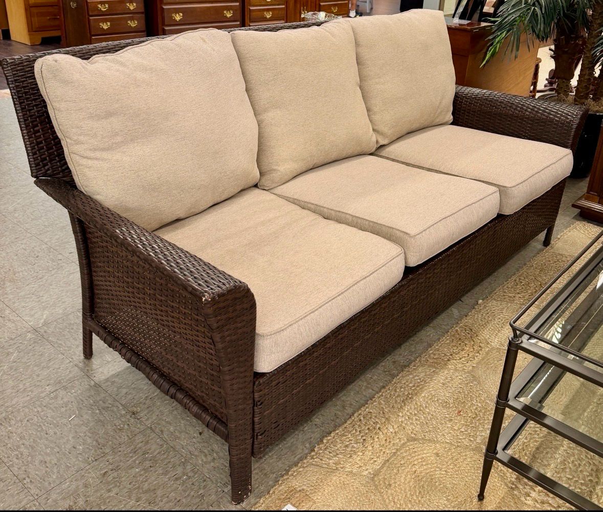 All Weather Resin Wicker Sofa