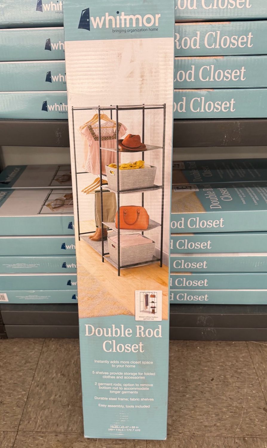 NIB Double Rod Closet NIB Double Rod Closet